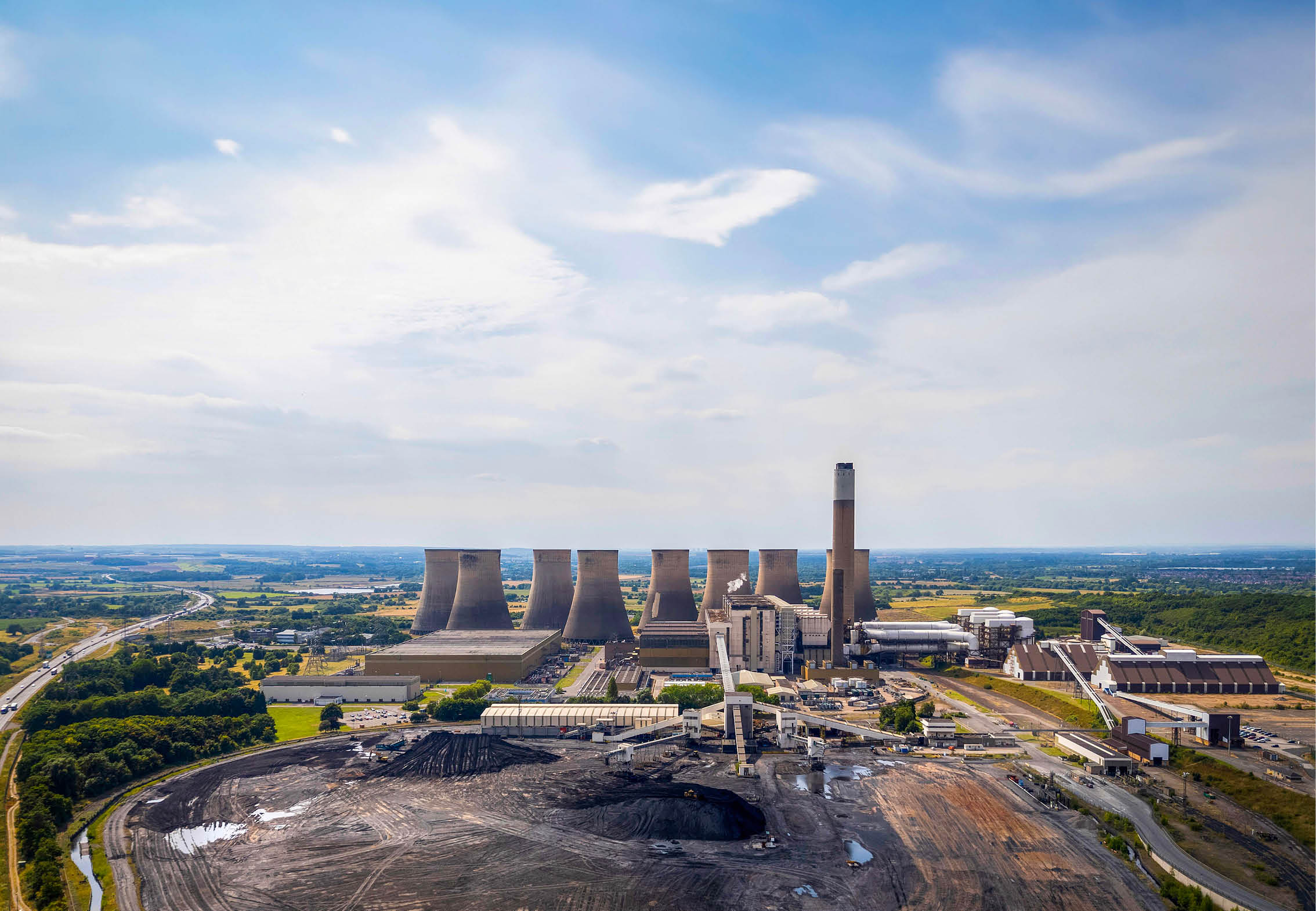(Photo shoot 0724-055) Ratcliffe Power Station visit 31 July 2024 Coal Stock update.