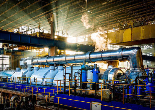 (Photo shoot 0124-021) Ratcliffe Power Station in Nottinghamshire under full load with all 4 turbines running during a cold spell of weather.