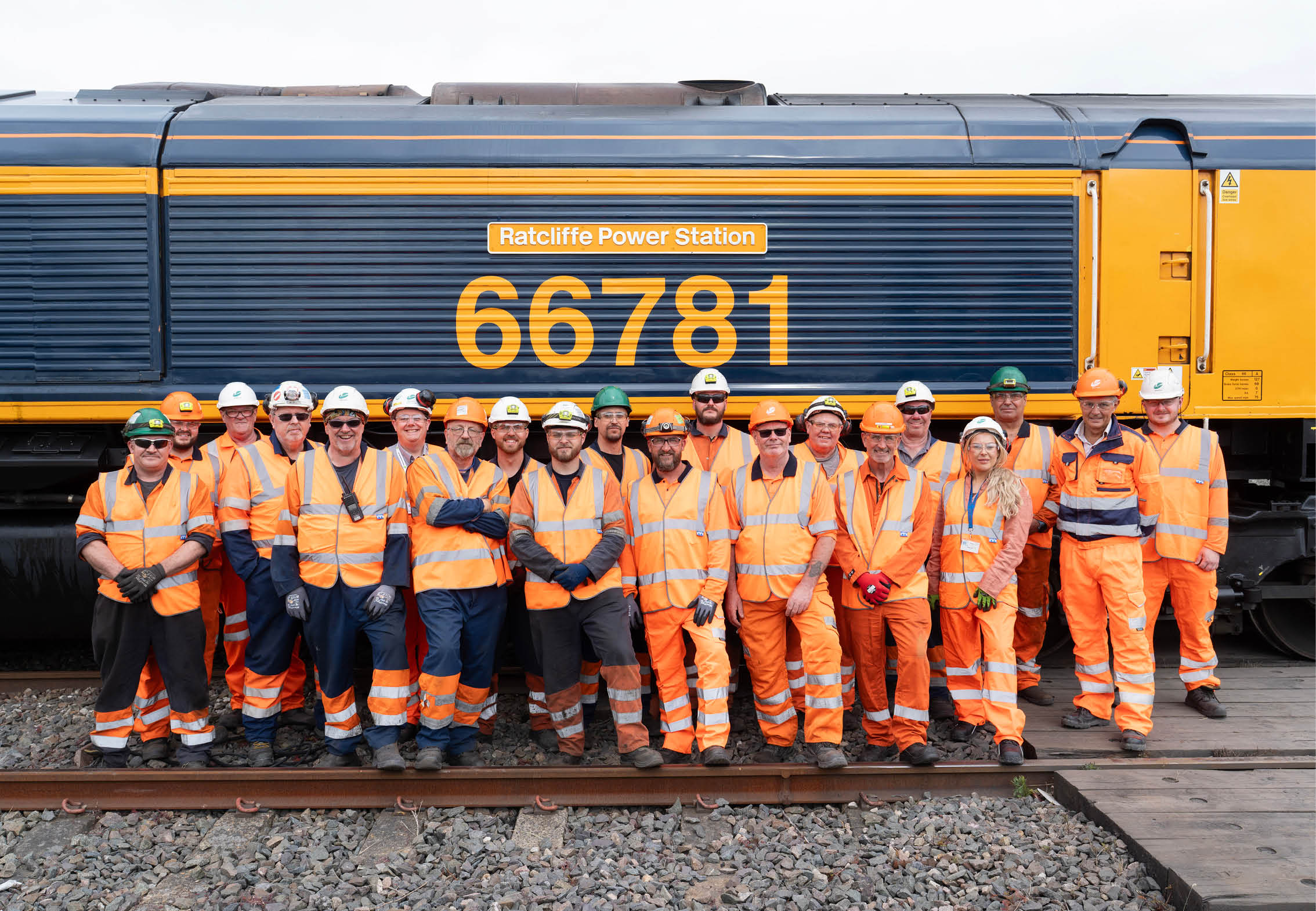 (Photo shoot 0624-047) Ratcliffe Power Station visit 28.06.2024 Last coal train.