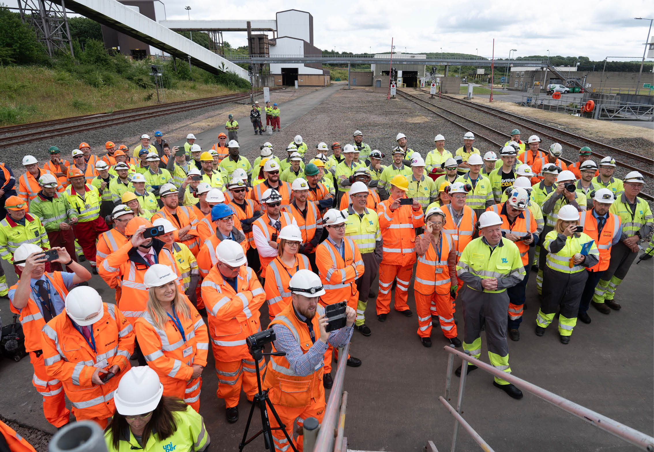 (Photo shoot 0624-047) Ratcliffe Power Station visit 28.06.2024 Last coal train.