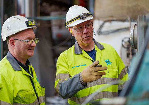 (Photo shoot 0424-026) Ratcliffe on Soar Power Station Turbine Team at the Uniper site in Nottinghamshire. 16/04/2024