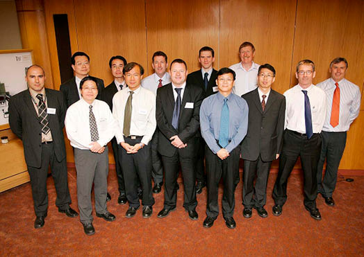 (Photo shoot 0707-070). China Light and Power with Ratcliffe Power Station employees. Eon