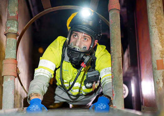 (Photo shoot 0524-059) Ratcliffe Power Station visit 31/5/2024. Confined Space Rescue Team.