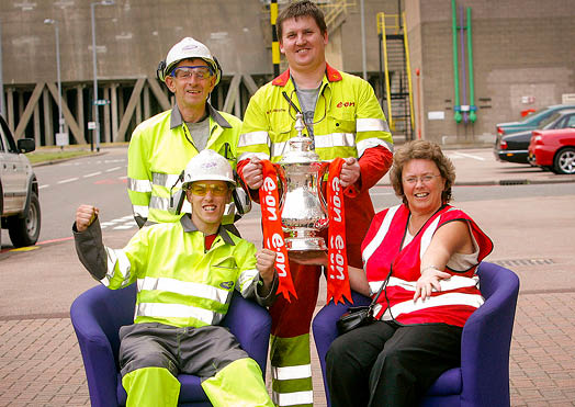 (Photoshoot 0907-063) Family day at Ratcliffe Power Station to mark 40 years of generation at the station. 