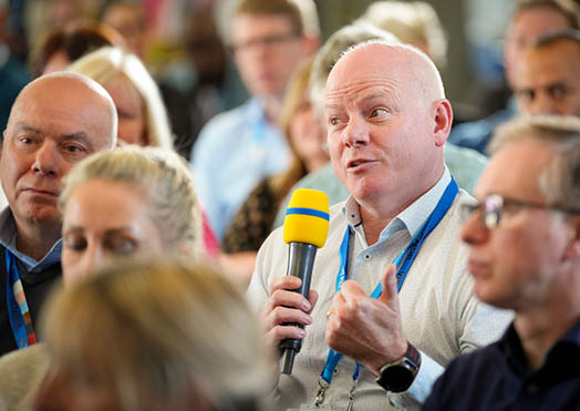 (Photo shoot 0624-022) Ratcliffe Power Station visit 13.06.2024 Ex England Footballer John Barnes visits the Power Station to give a talk to colleageues