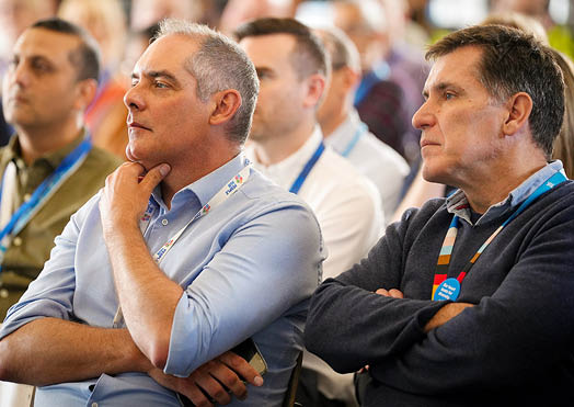 (Photo shoot 0624-022) Ratcliffe Power Station visit 13.06.2024 Ex England Footballer John Barnes visits the Power Station to give a talk to colleageues