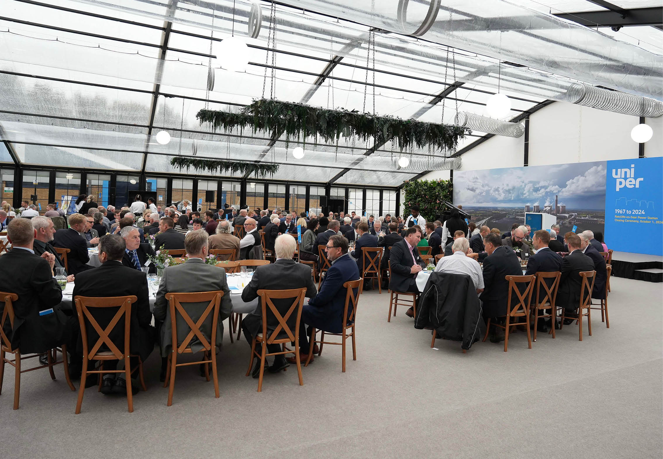 (Photo shoot 1024-001) Ratcliffe Power Station official closing event.01/10/2024