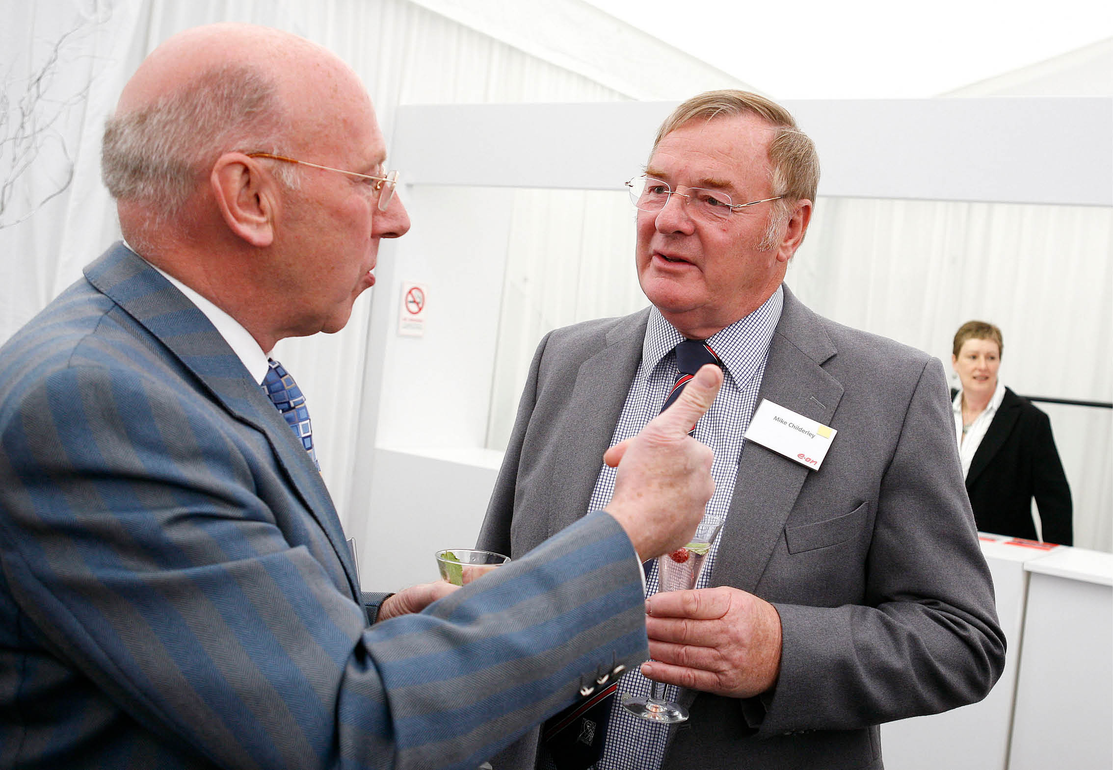 (Photoshoot 0907-059) VIP day at Ratcliffe Power Station to mark 40 years of generation at the station. Pictured Mike Childerley (R)